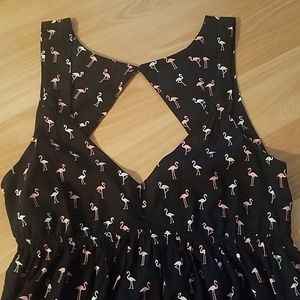 NWOT Roxy flamingo dress